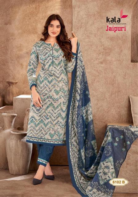 Kala Jaipuri Vol 5 Premium Cotton Dress Material Wholesale catalog