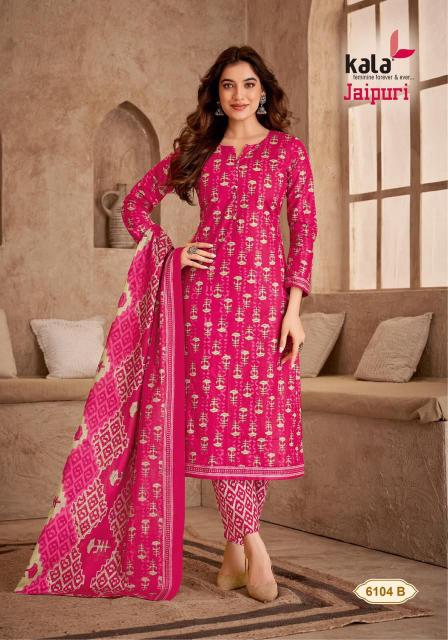 Kala Jaipuri Vol 5 Premium Cotton Dress Material Wholesale catalog