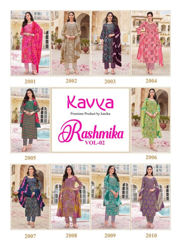 KAVYA RASHMIKA vol - 2 Kurti Wholesale catalog