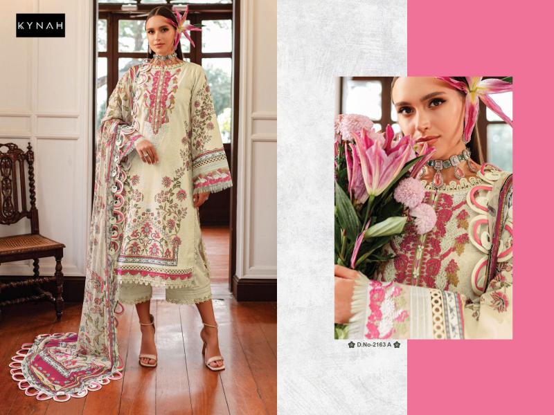 Kynah 2163 Chiffon Dupatta Salwar Kameez Wholesale catalog