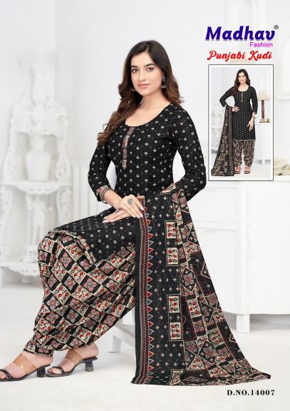 Madhav Punjabi Kudi Vol 14 Cotton Printed Dress Material Wholesale catalog