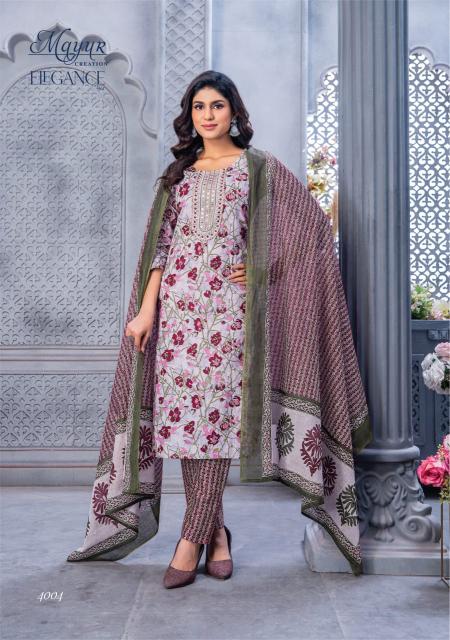 Mayur Elegance Vol-4 – Kurti Pant With Dupatta - Wholesale Catalog