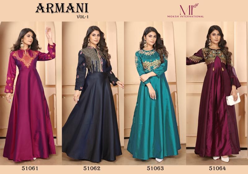 Moksh International Armani Vol-1 Kurti Wholeslae catalog
