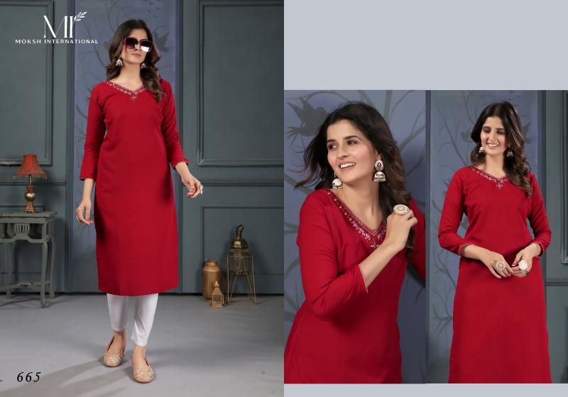 Moksh International Mirror Vol-2 Kurti Wholesale catalog