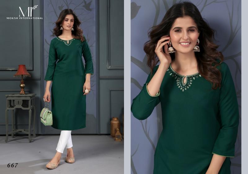 Moksh International Mirror Vol-2 Kurti Wholesale catalog