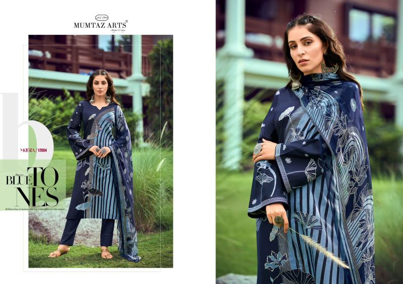 Mumtaz Mogra 12001 Cotton Embroidery Dress Material Wholesale catalog