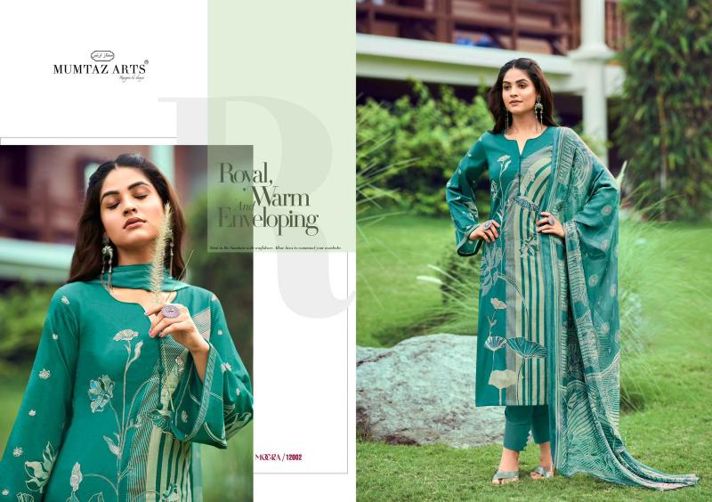 Mumtaz Mogra 12001 Cotton Embroidery Dress Material Wholesale catalog