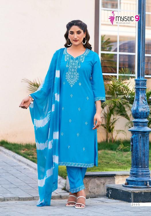 MYSTIC 9 KARACHI VOL 2 Kurti Wholesale catalog
