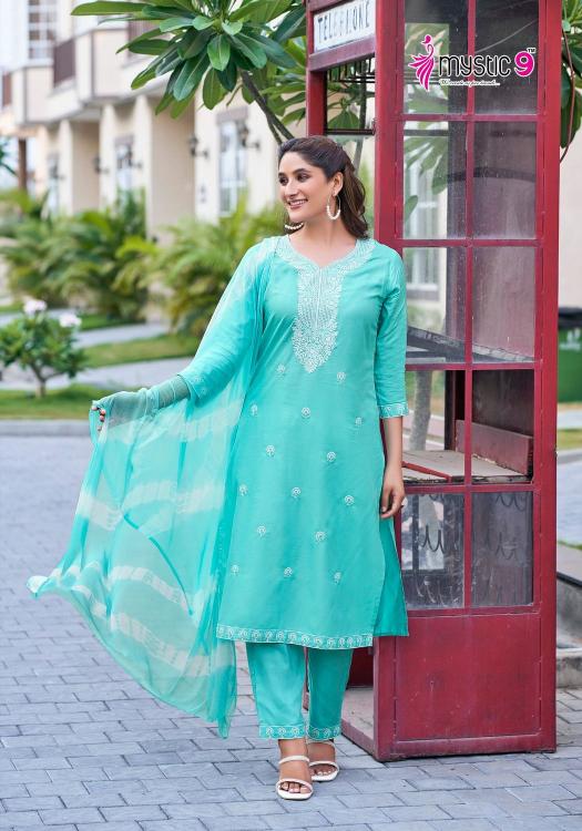MYSTIC 9 KARACHI VOL 2 Kurti Wholesale catalog