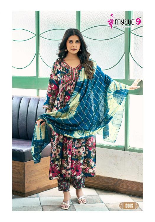 MYSTIC 9 POOJA VOL - 5 Kurti Wholesale catalog