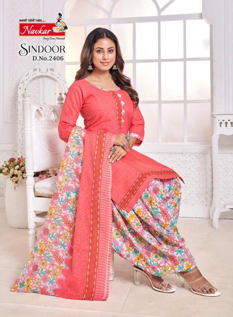 NAVKAR SINDOOR vol 24 Dress Materials Wholesale catalog