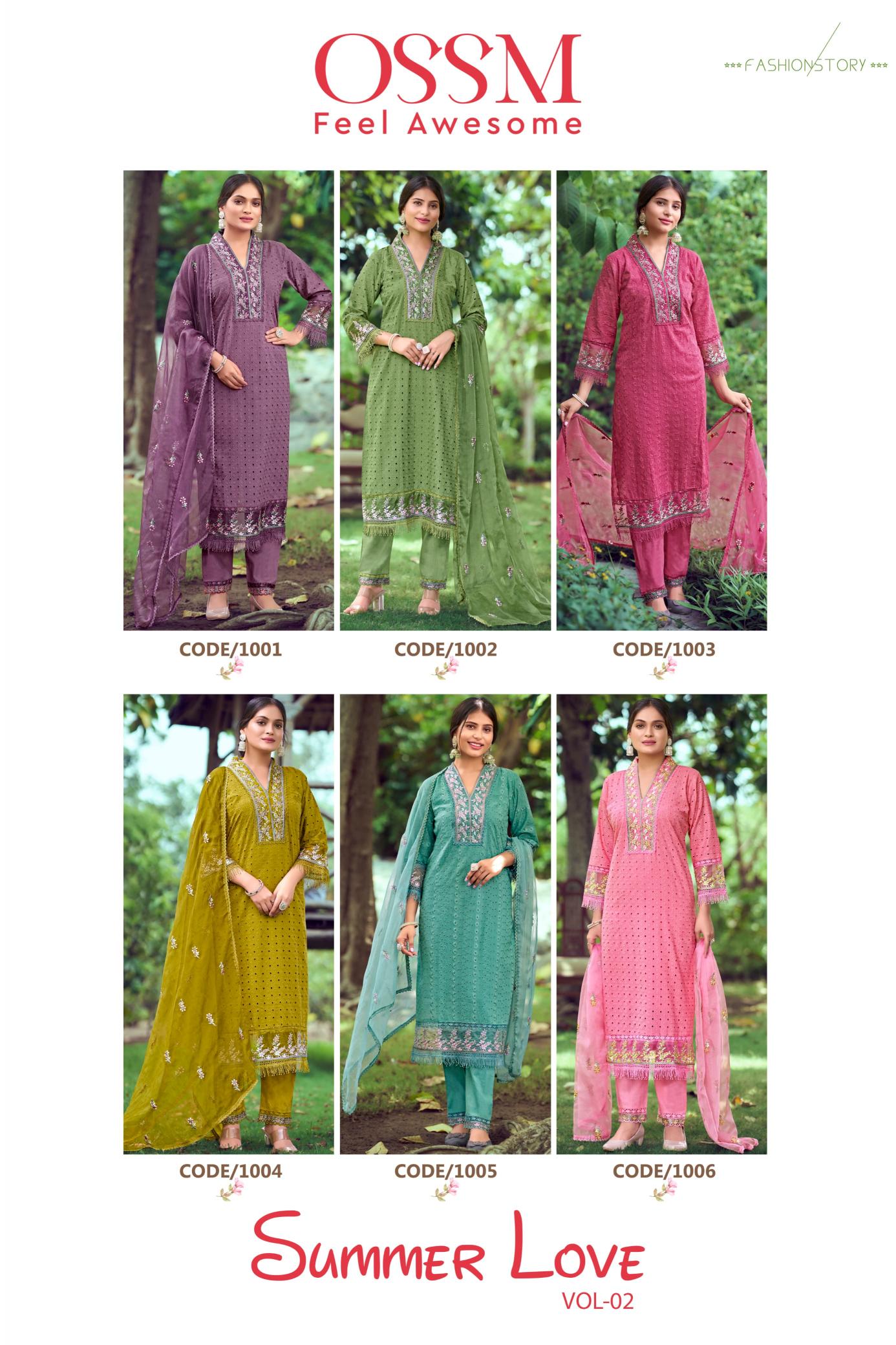 OSSM SUMMER LOVE Vol 02 Kurti Wholesale catalog
