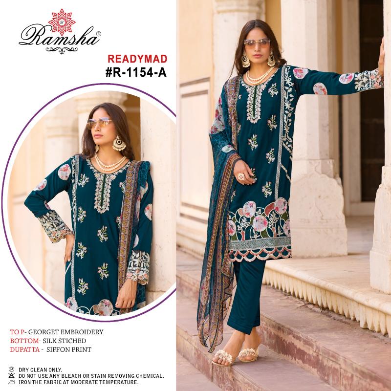 Ramsha R 1154 Nx Pakistani Suits Wholesale catalog