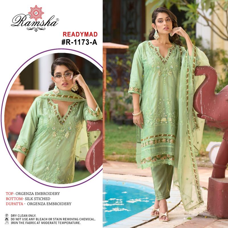 Ramsha R 1173 A To D Pakistani Suits Wholesale catalog