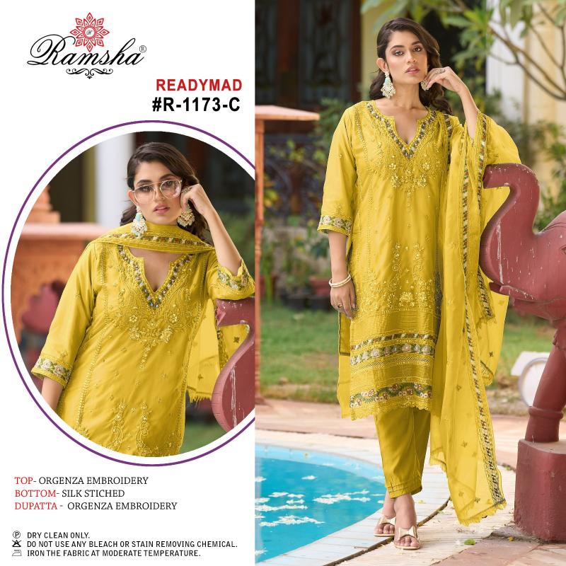 Ramsha R 1173 A To D Pakistani Suits Wholesale catalog