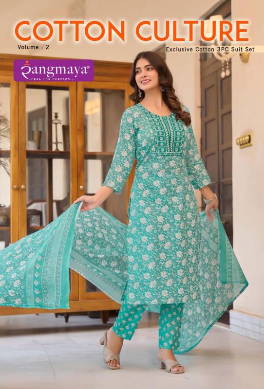 Rangmaya COTTON CULTURE Vol-2 Kurti Wholesale catalog