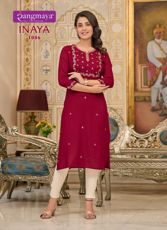 Rangmaya INAYA Kurti Wholesale catalog