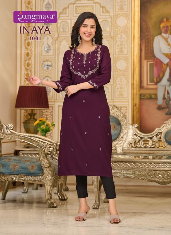 Rangmaya INAYA Kurti Wholesale catalog