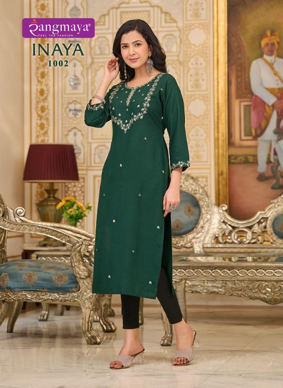Rangmaya INAYA Kurti Wholesale catalog