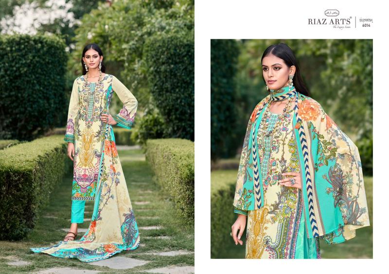 Riaz Arts Guzarish Lawn Digital Printed Dress Material Wholesale catalog