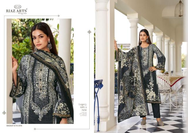 Riaz Arts Ibadaat Lawn Digital Printed Dress Material Wholesale catalog