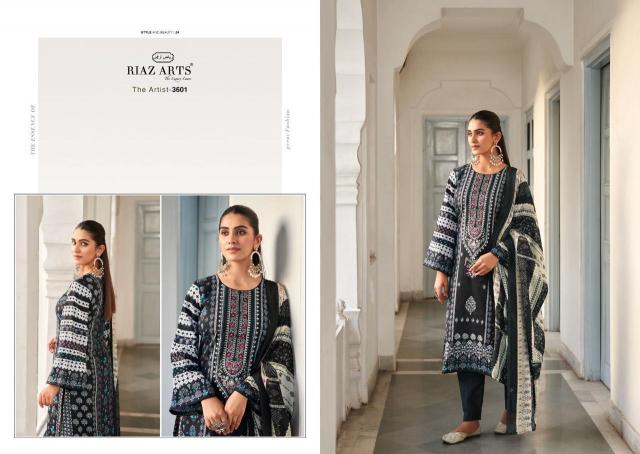 Riaz Arts The Artist Vol 2 Lawn Printed Dress Material Wholesale catalog