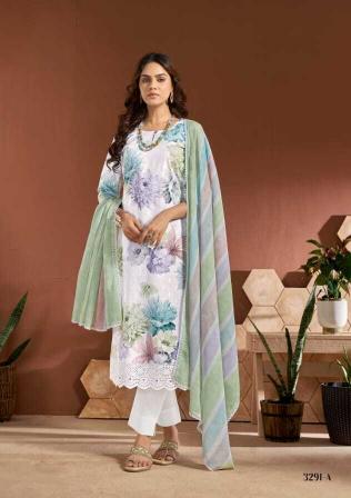 Rivaa Jivana Italian Lawn Digital Dress Material Wholesale catalog
