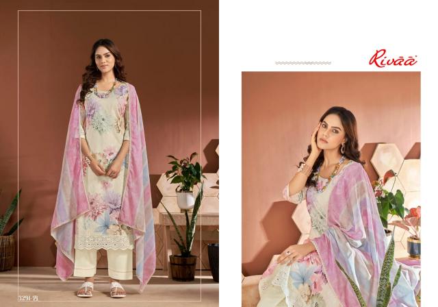Rivaa Jivana Italian Lawn Digital Dress Material Wholesale catalog