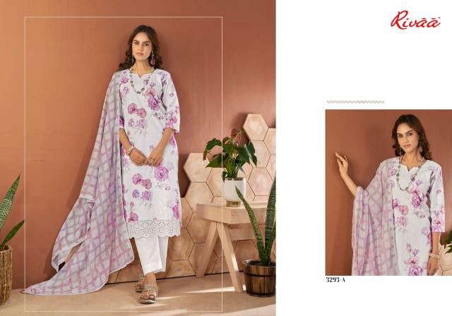 Rivaa Jivana Italian Lawn Digital Dress Material Wholesale catalog