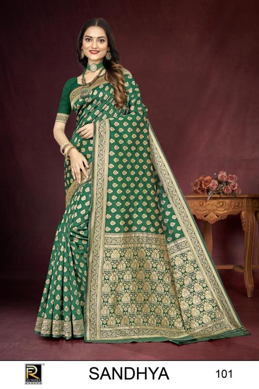 Ronisha Sandhya Banarasi Silk Saree Wholesale catalog