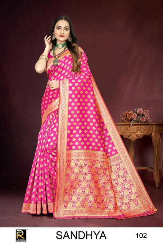 Ronisha Sandhya Banarasi Silk Saree Wholesale catalog