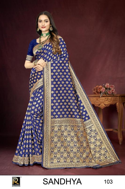 Ronisha Sandhya Banarasi Silk Saree Wholesale catalog