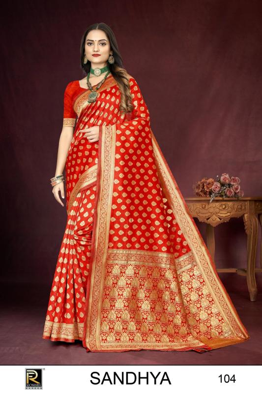 Ronisha Sandhya Banarasi Silk Saree Wholesale catalog