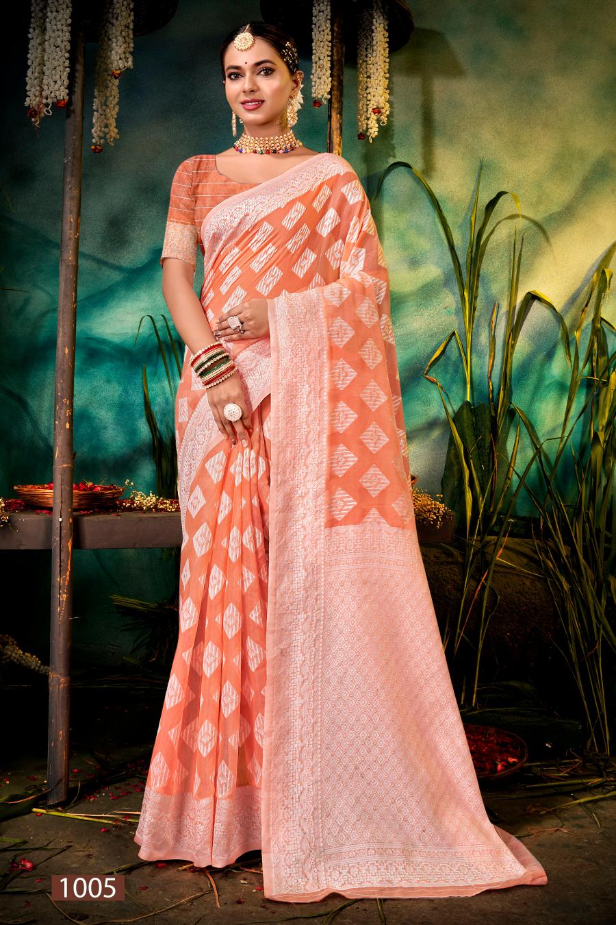 Saroj Ocean Cotton  Vol.2 Soft cotton rich pallu saree Saree Wholesale catalog    
