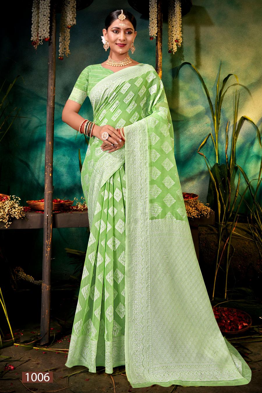 Saroj Ocean Cotton  Vol.2 Soft cotton rich pallu saree Saree Wholesale catalog    