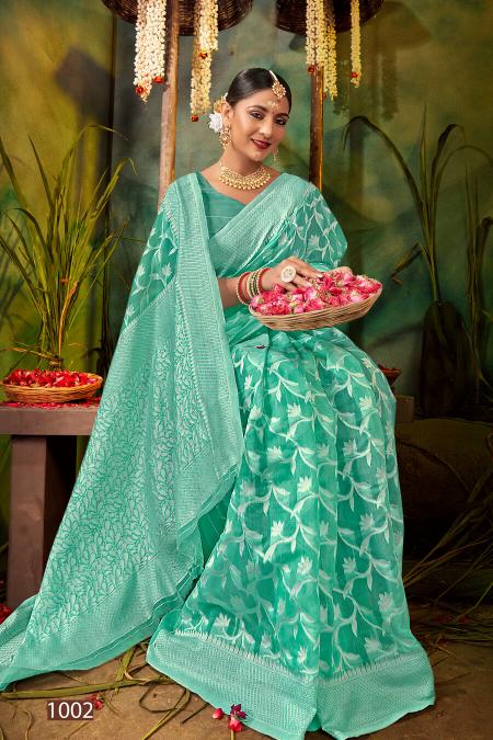 Saroj Ocean Cotton  Vol.4 Soft cotton rich pallu saree Saree Wholesale catalog    