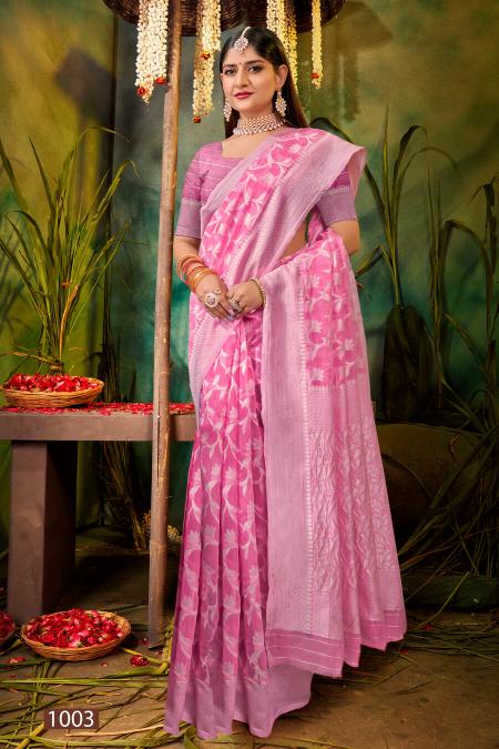 Saroj Ocean Cotton  Vol.4 Soft cotton rich pallu saree Saree Wholesale catalog    