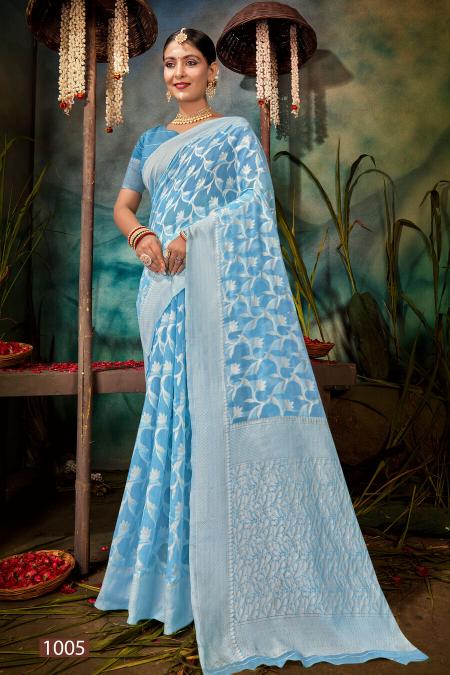 Saroj Ocean Cotton  Vol.4 Soft cotton rich pallu saree Saree Wholesale catalog    