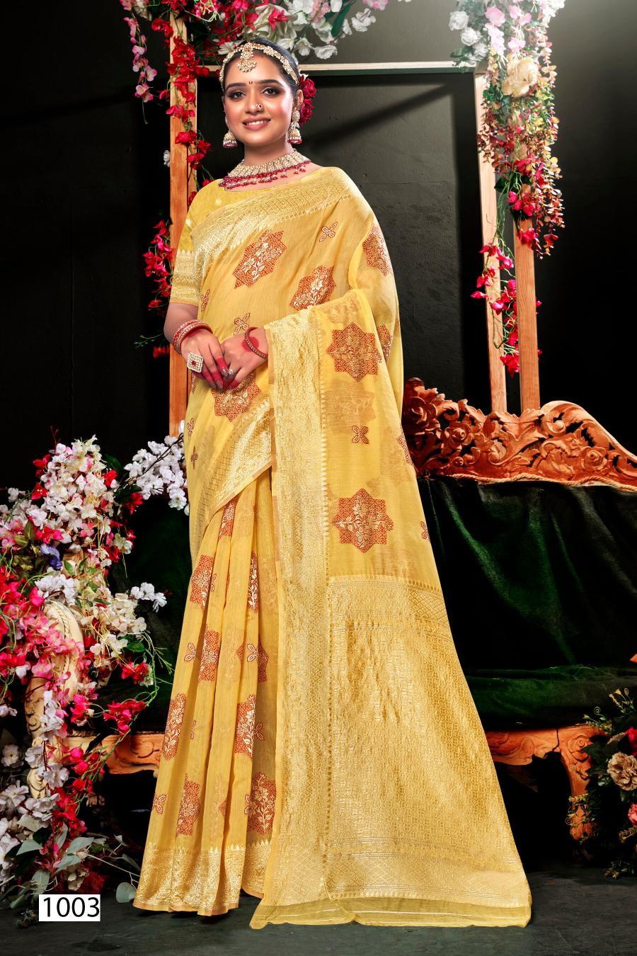 Saroj Vartika Cotton vol.3 Soft Cotton with rich pallu Wholesale catalog    