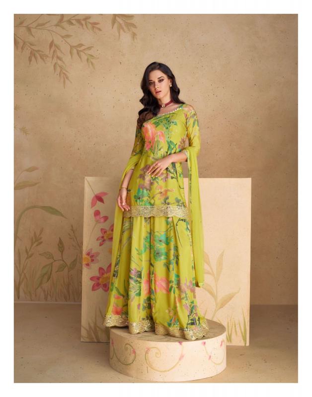 Sayuri Sangam Chinon Silk Salwar Kameez Wholesale catalog