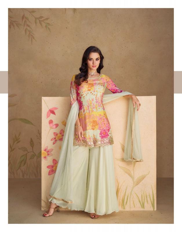 Sayuri Sangam Chinon Silk Salwar Kameez Wholesale catalog