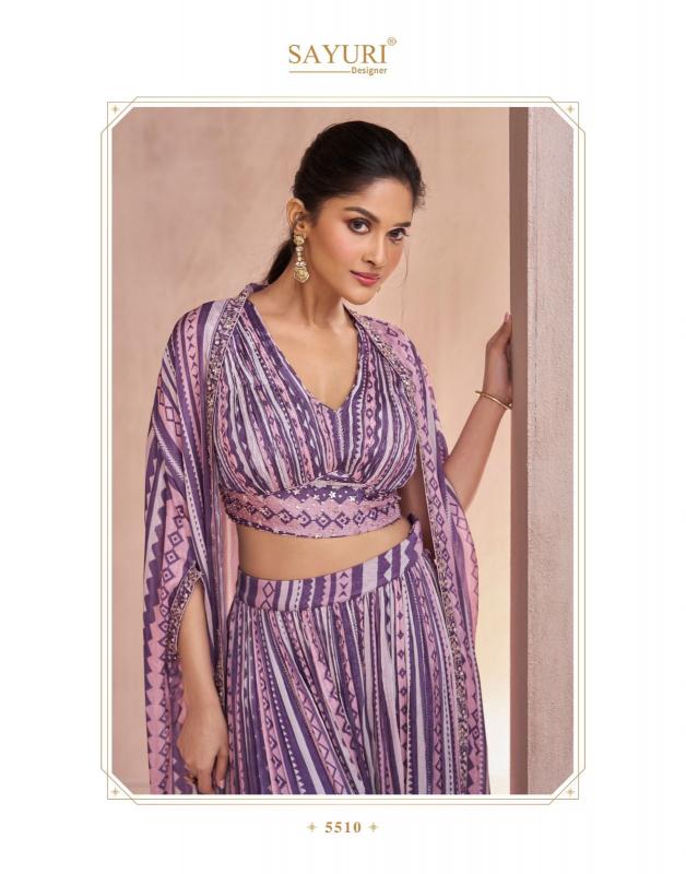 Sayuri Simayaa Designer Chinon Silk Salwar Kameez Wholesale catalog