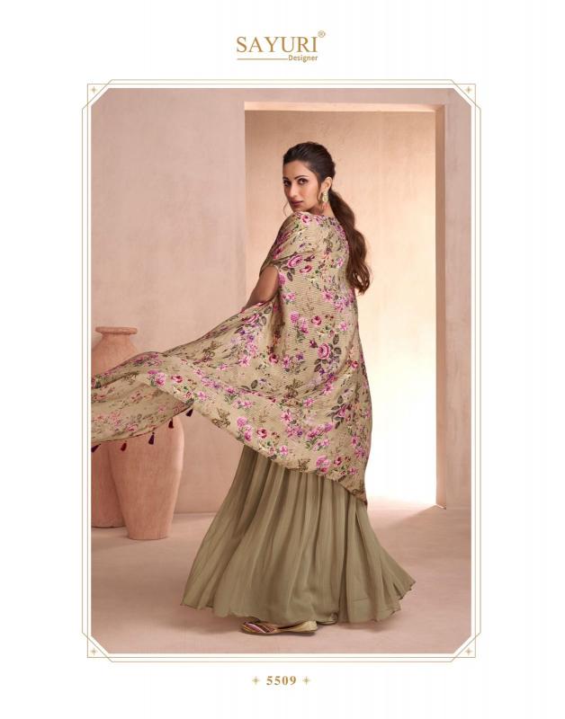 Sayuri Simayaa Designer Chinon Silk Salwar Kameez Wholesale catalog