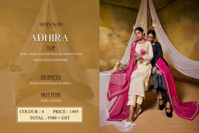 SHIVAAY ADHIRA Dress Materials Wholesale catalog