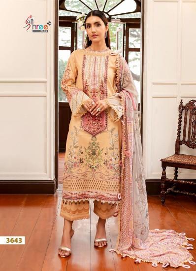 Shree Queens Court Vol 2 Chiffon Dupatta Pakistani Suits Wholesale catalog