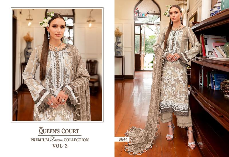 Shree Queens Court Vol 2 Cotton Dupatta Salwar Suits Wholesale catalog