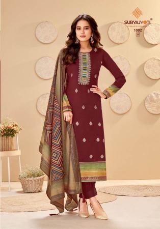 Suryajyoti Pallavi Vol 1 Jam Satin Printed Dress Material Wholesale catalog