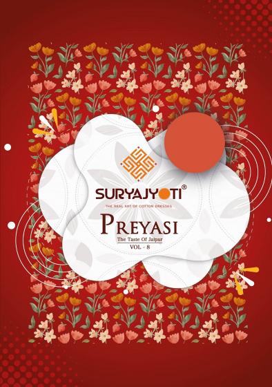 Suryajyoti Preyasi Vol-8 – Jaipuri Dress Material - Wholesale Catalog