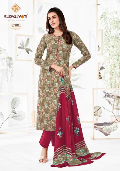 Suryajyoti Zion Cotton Vol-17 – Dress Material - Wholesale Catalog
