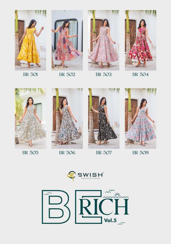 SWISH BE RICH 5 Kurti Wholesale catalog